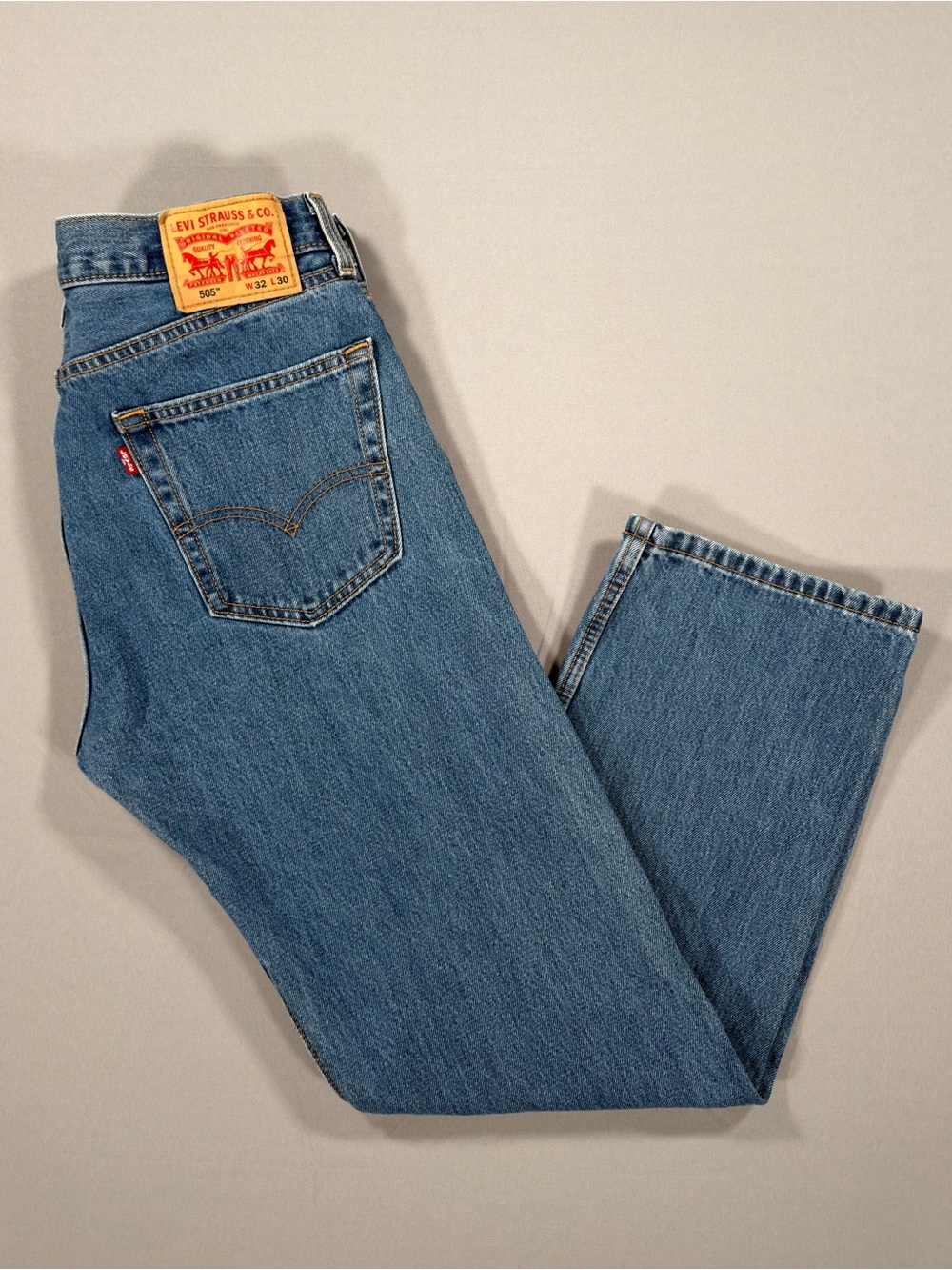 Levi's Men's Straight Jeans - Medium Blue